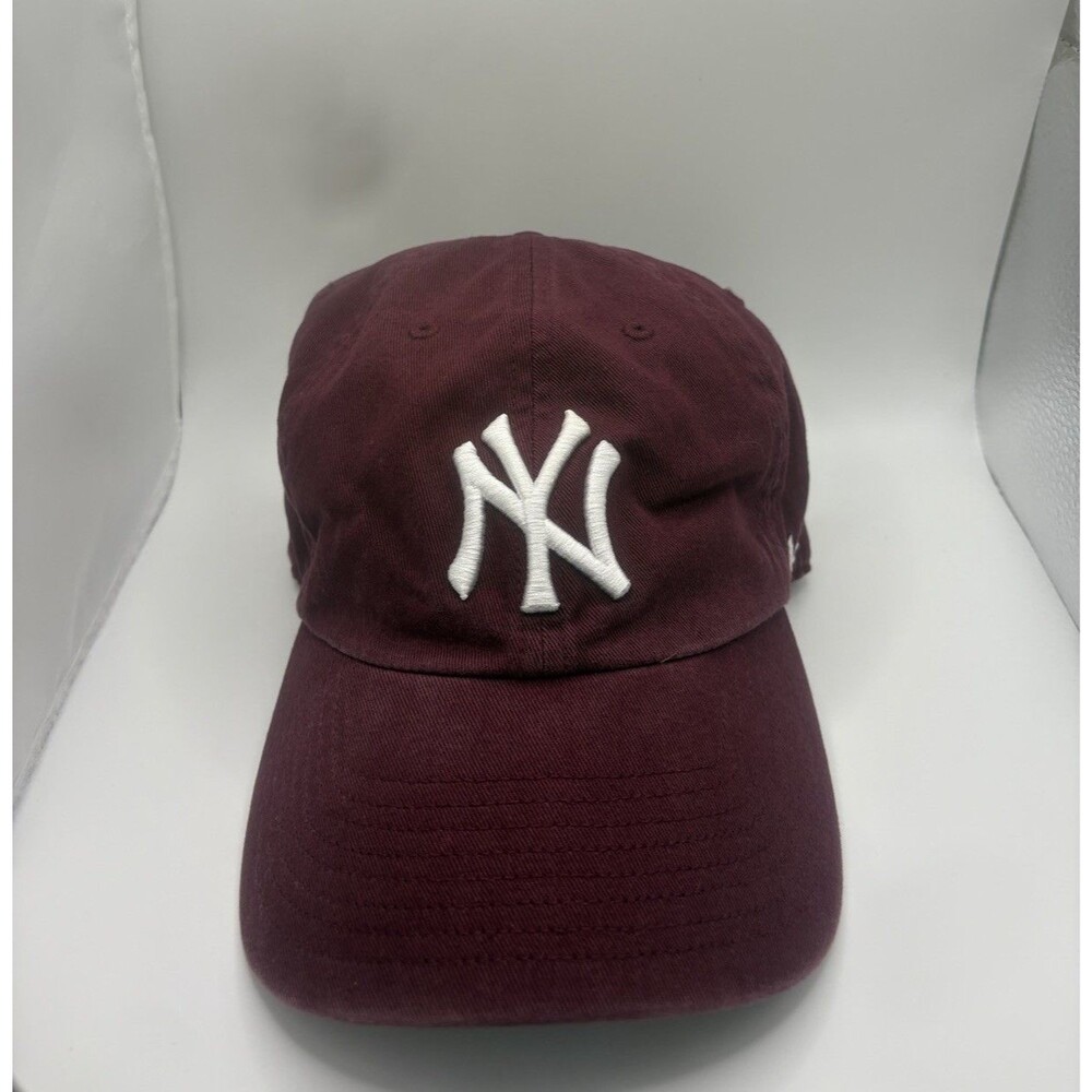 ‘47 MLB New York Yankees Maroon Ballpark Clean Up Hat